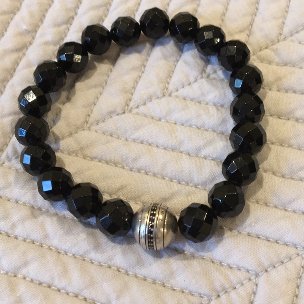 Thomas Sabo black stone bracelet.